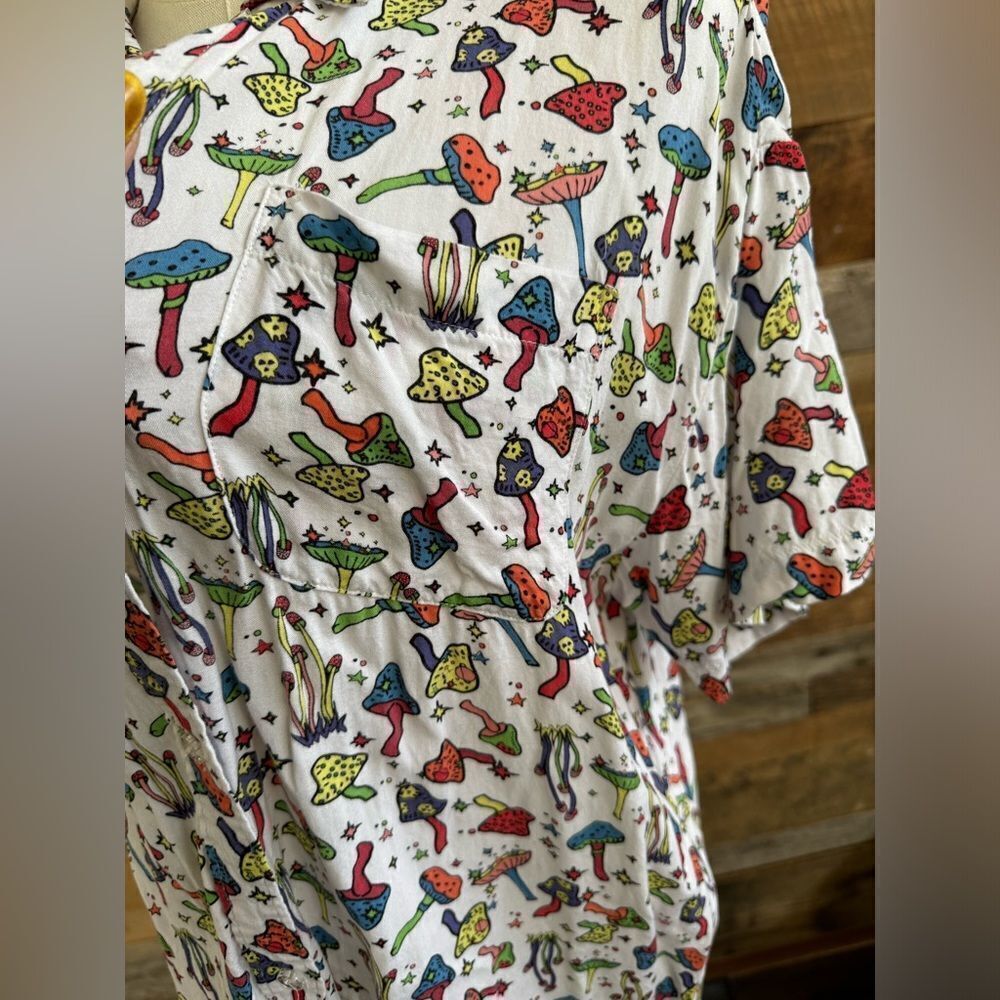 A-Lab “Shroomies” Short Sleeve Button Down - Picture 3 of 12